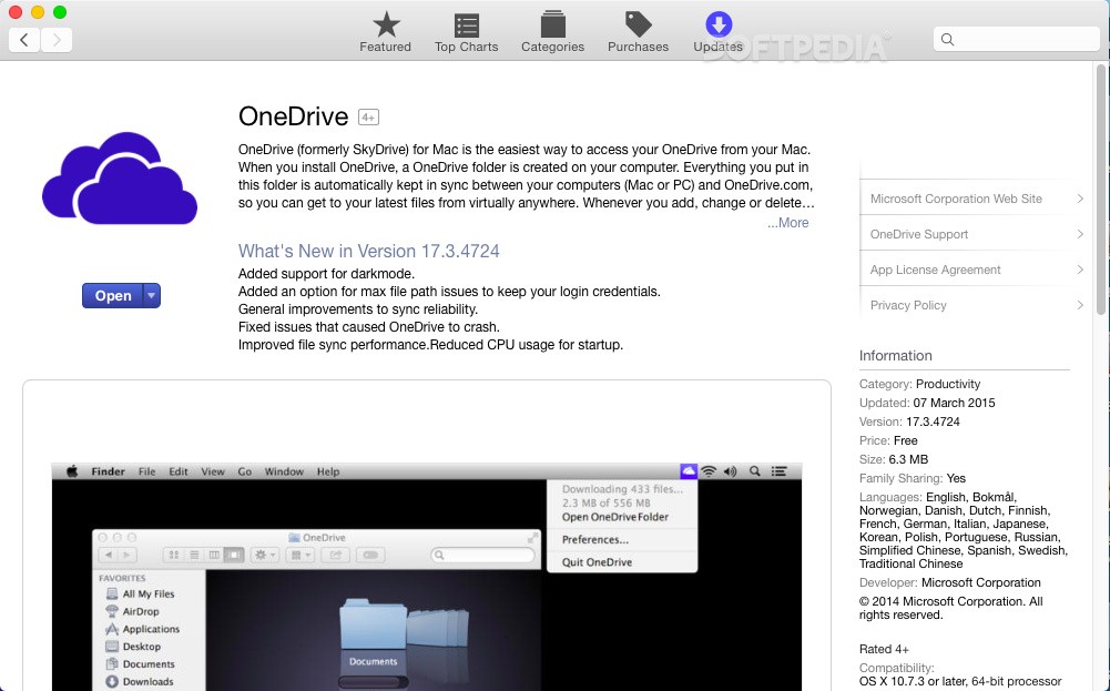 Onedrive sync app for mac download free. full version